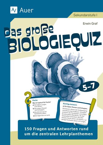 Das große Biologiequiz (5. bis 7. Klasse)