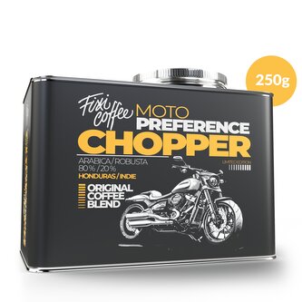 Motokafe – Chopper – dárková káva zrnková / stylový plechový kanystr / 250 g
