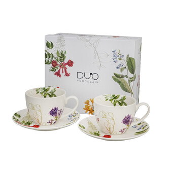 2 filiżanki espresso ze spodkami BARWY NATURY