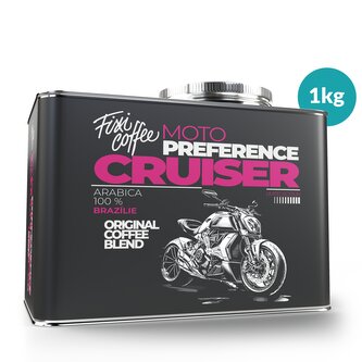 Motokafe – Cruiser – dárková káva zrnková / stylový plechový kanystr / 1 kg
