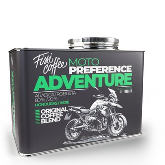 Motokafe – Adventure – dárková káva zrnková / stylový plechový kanystr / 1 kg