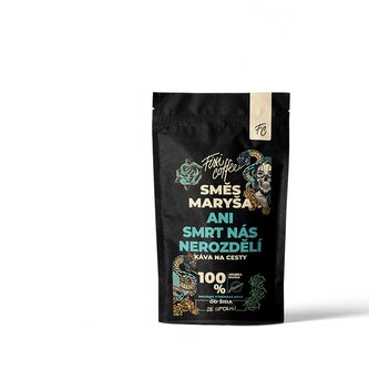 Káva Maryša – Ani smrt nás nerozdělí – dárková káva jemně mletá / sáček Doypack / 250 g