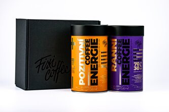 Energie – Dávka energie - dárková sada (2x250 g) zrnková / papírová tuba / 2x250 g