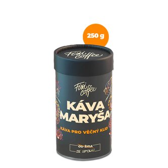 Káva Maryša – Směs Káva Maryša – dárková káva zrnková / papírová tuba / 250 g