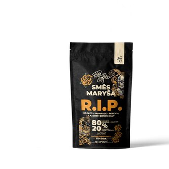Káva Maryša – R.I.P. – dárková káva zrnková / sáček Doypack / 250 g