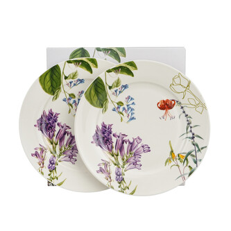 Komplet 2 talerze deserowe BARWY NATURY