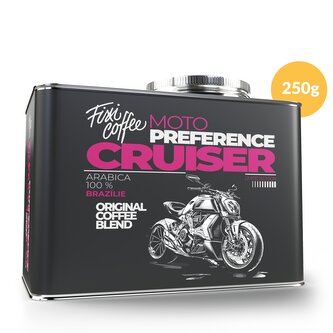 Motokafe – Cruiser – dárková káva zrnková / stylový plechový kanystr / 250 g