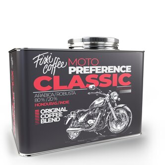Motokafe – Classic – dárková káva kapsle / stylový plechový kanystr / 30 ks