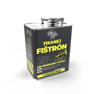 Fofrkafe – Fikanej fištrón – dárková káva zrnková / stylový plechový kanystr / 500 g
