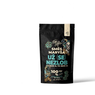 Káva Maryša – Už (se) nezlob – dárková káva zrnková / sáček Doypack / 250 g