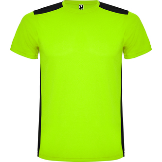Pánské sportovní tričko Detroit, svítivá pistácie/černá, Velikost XL