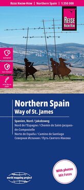 Reise Know-How Landkarte Spanien Nord mit Jakobsweg | Northern Spain and Way of St. James (1:350.000)