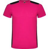 Pánské sportovní tričko Detroit, fuchsiová/černá, Velikost L