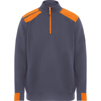 Pánská mikina Maverick, modrošedá/oranžová, Velikost S