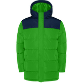 Dětská zimní bunda Tallin, zelené kapradí/námořnická modrá, Velikost 10