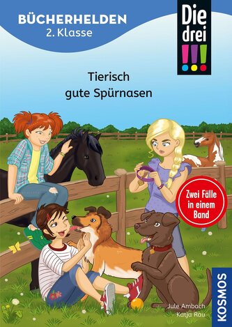 Die drei !!!, Bücherhelden 2. Klasse, Doppelband, Tierisch gute Spürnasen