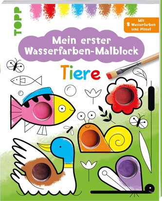 Mein erster Wasserfarben-Malblock - Tiere