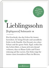 Lieblingssohn (Substantiv, m)