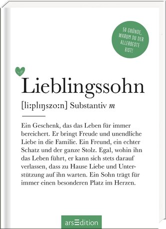 Lieblingssohn (Substantiv, m)