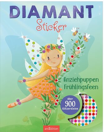 Diamantsticker Anziehpuppen - Frühlingsfeen