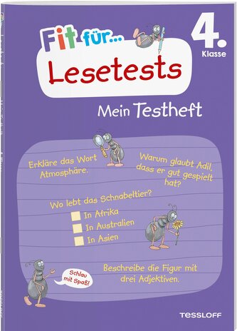 Fit für Lesetests 4. Klasse. Mein Testheft