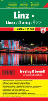 Freytag & Berndt Stadtplan Linz, Touristenplan. Linec