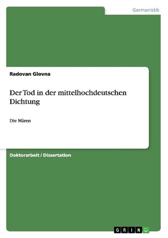 Der Tod in der mittelhochdeutschen Dichtung
