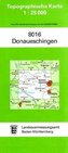 Topographische Karte Baden-Württemberg Donaueschingen