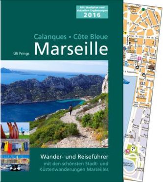 Marseille, Calanques, Côte Bleue, m. Stadtplan