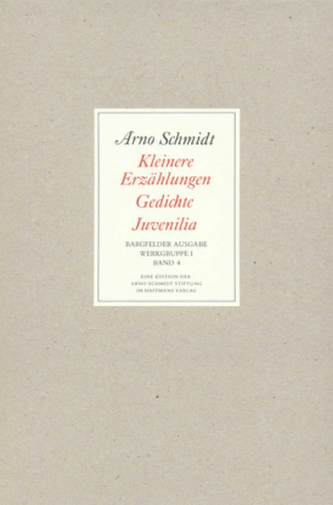 Kleinere Erzählungen, Gedichte, Juvenilia