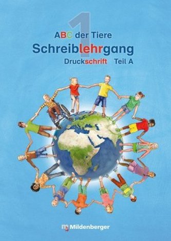1. Schuljahr, Schreiblehrgang Druckschrift, Teil A und B, 2 Hefte