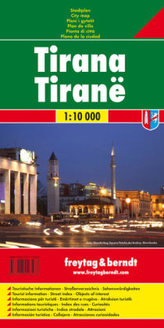 Freytag & Berndt Stadtplan Tirana 1:10.000