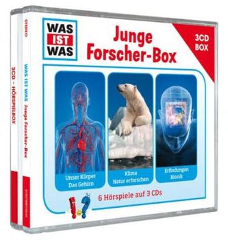 Was ist was Hörspielbox: Junge Forscher-Box, 3 Audio-CDs