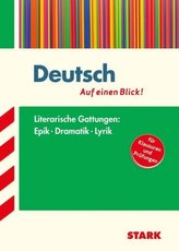 Deutsch - Auf einen Blick! Literarische Gattungen: Epik, Dramatik und Lyrik