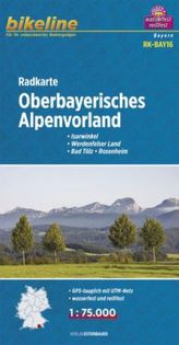 Bikeline Radkarte Oberbayerisches Alpenvorland