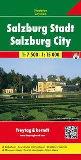 Freytag & Berndt Stadtplan Salzburg Stadt 1:7.500 - 1:15.000. Salzburg City. Salzbourg Ville. Salisburgo Città. Salzburgo Ciudad