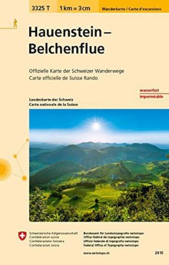 Landeskarte der Schweiz Hauenstein - Belchenflue