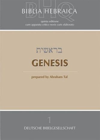 Biblia Hebraica Quinta (BHQ), Genesis