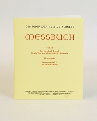 Ergänzungsheft zur zweiten Auflage