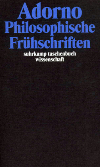 Philosophische Frühschriften