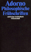 Philosophische Frühschriften