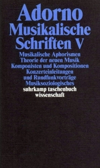 Musikalische Schriften. Tl.5
