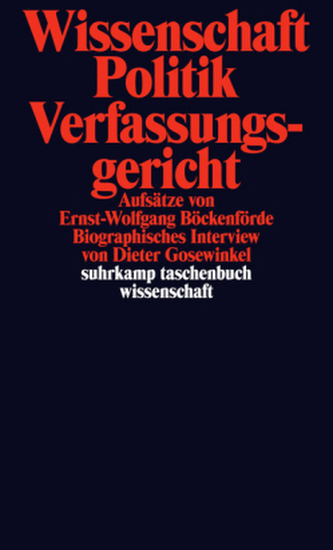 Wissenschaft, Politik, Verfassungsgericht