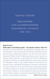 Philosophie und Anthroposophie