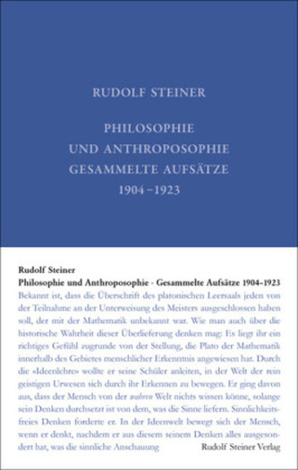 Philosophie und Anthroposophie