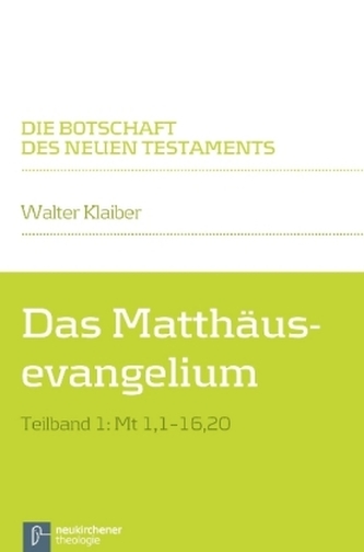 Das Matthäusevangelium. Tlbd.1