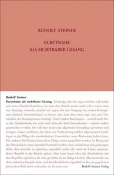 Eurythmie als Sichtbarer Gesang