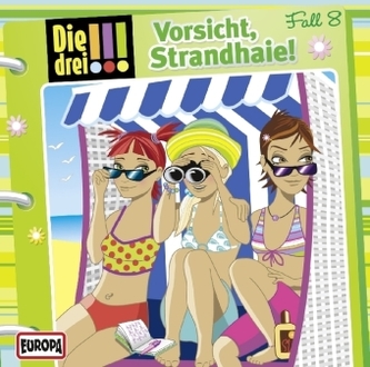 Die drei Ausrufezeichen - Vorsicht, Strandhaie, 1 Audio-CD