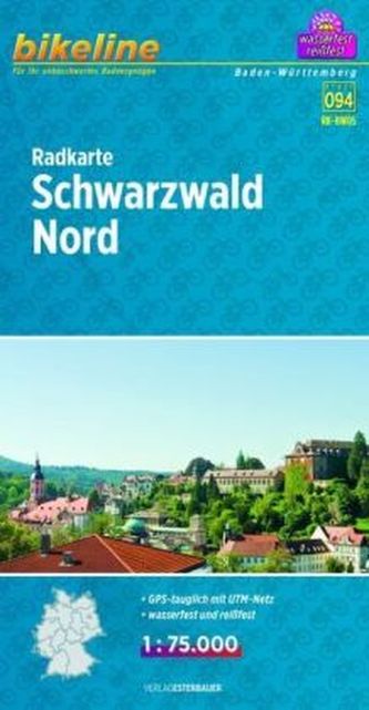 Bikeline Radkarte Schwarzwald Nord