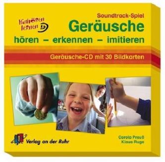 Soundtrack-Spiel Geräusche, 1 Audio-CD + 30 Bildkarten